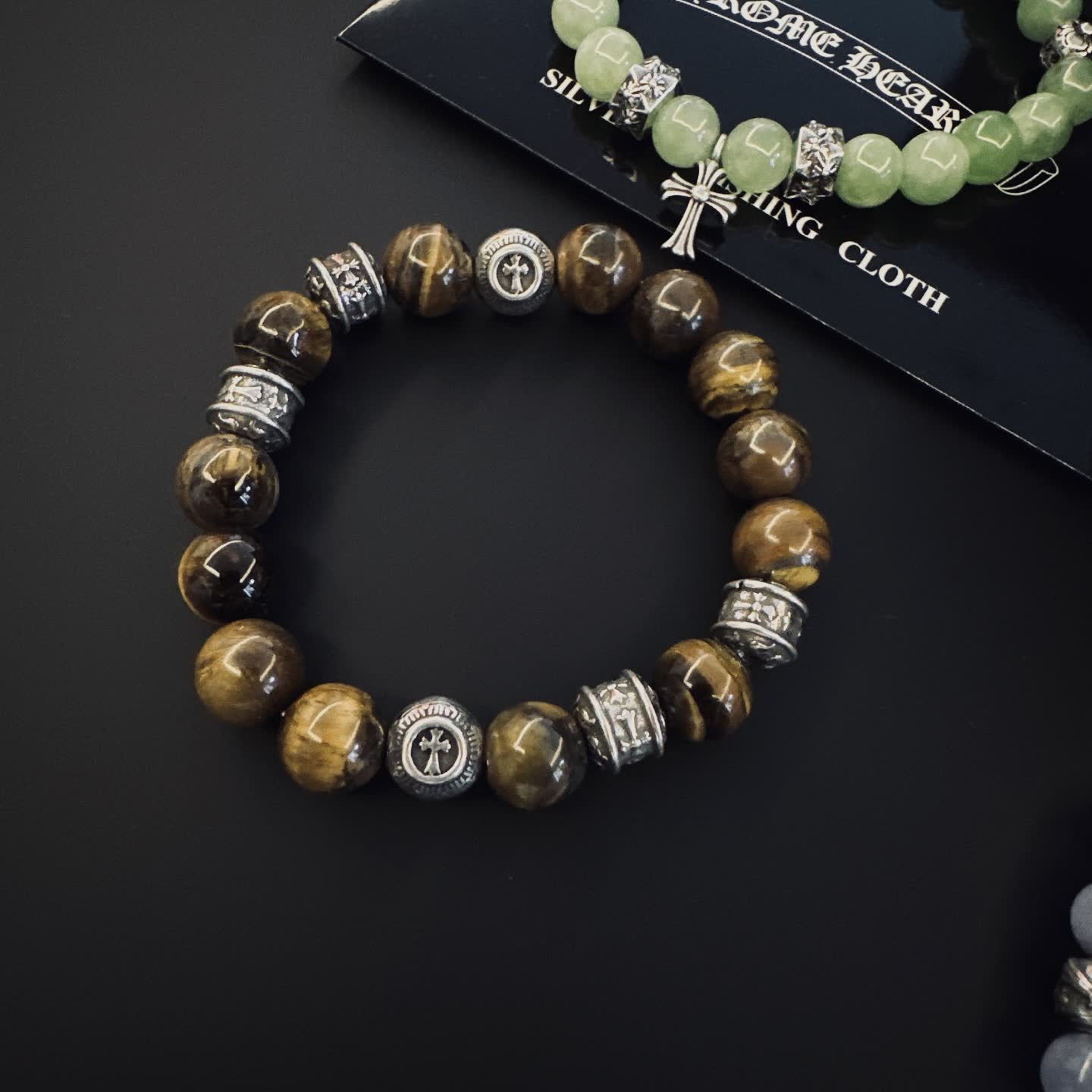 Chrome Hearts Gemstone Bracelets Set